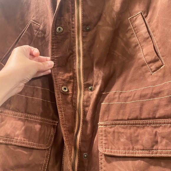 Universal thread brown/rust utility jacket sz L Women's - Picture 5 of 12